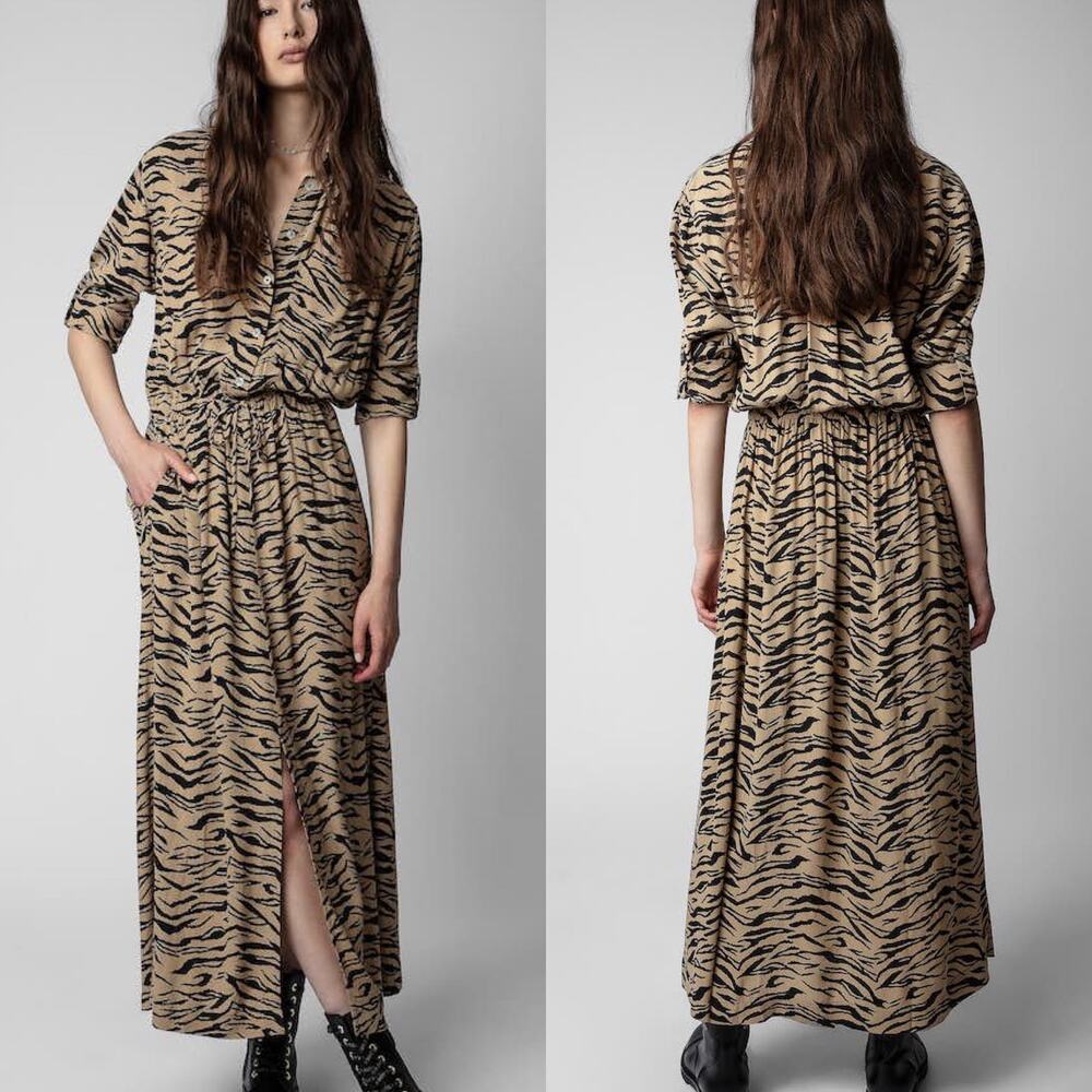 Zadig & Voltaire Radial Tiger Dress